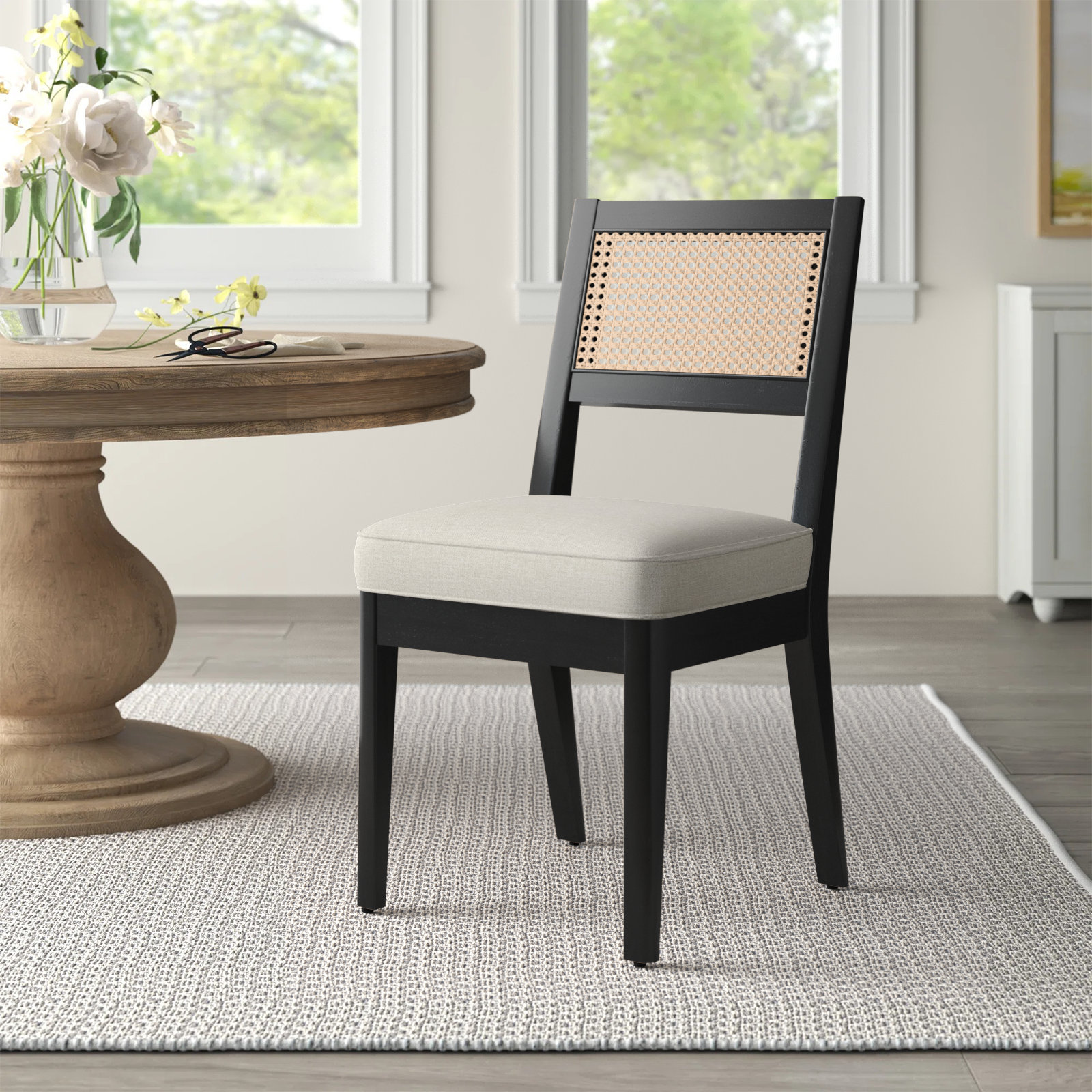 Halene Side Chair, Black