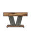 Table basse carrée, table d'appoint rustique moderne, table d'appoint industrielle