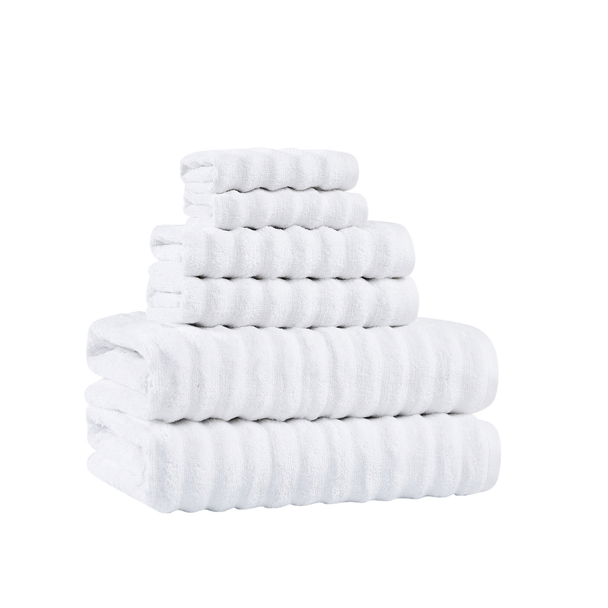 Camren 6 - Piece Towel Case Pack, White
