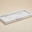 Vanity Tray - Non-Slip White Marble-1850578888