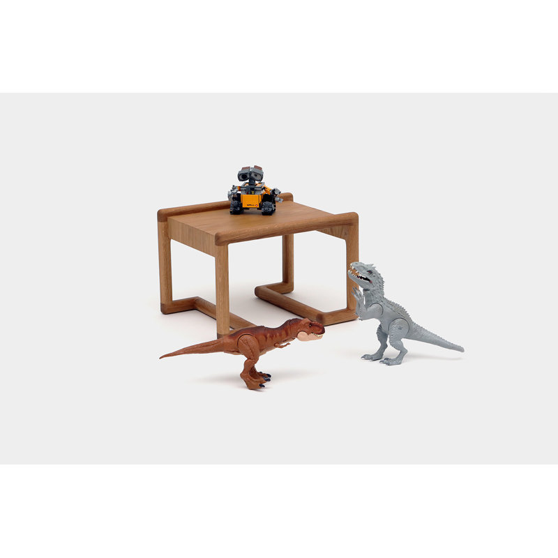 Untitled Solid Wood End Table, White Oak