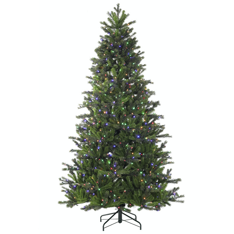 Arbre de Noël Carolina Green avec plumes de pin et 776 lumières DEL, H 6 pi 6 po