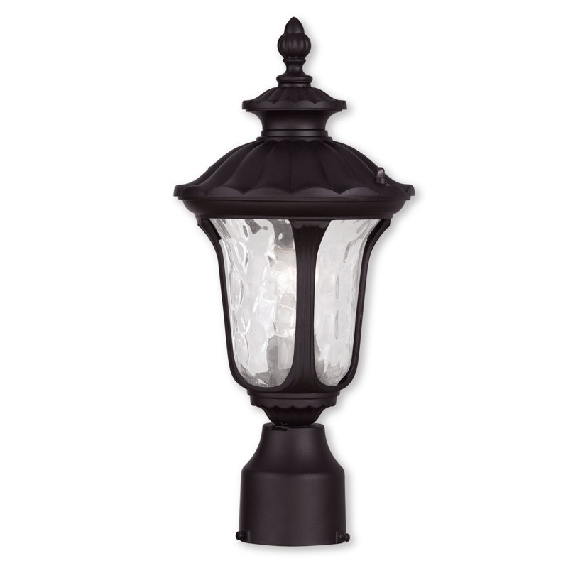 Tête de lanterne câblée 1 lumière Arelene, H 15,5 po x l 7,25 po, Bronze
