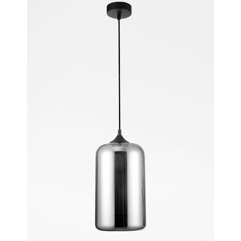 1 - Light Black Cylinder Pendant