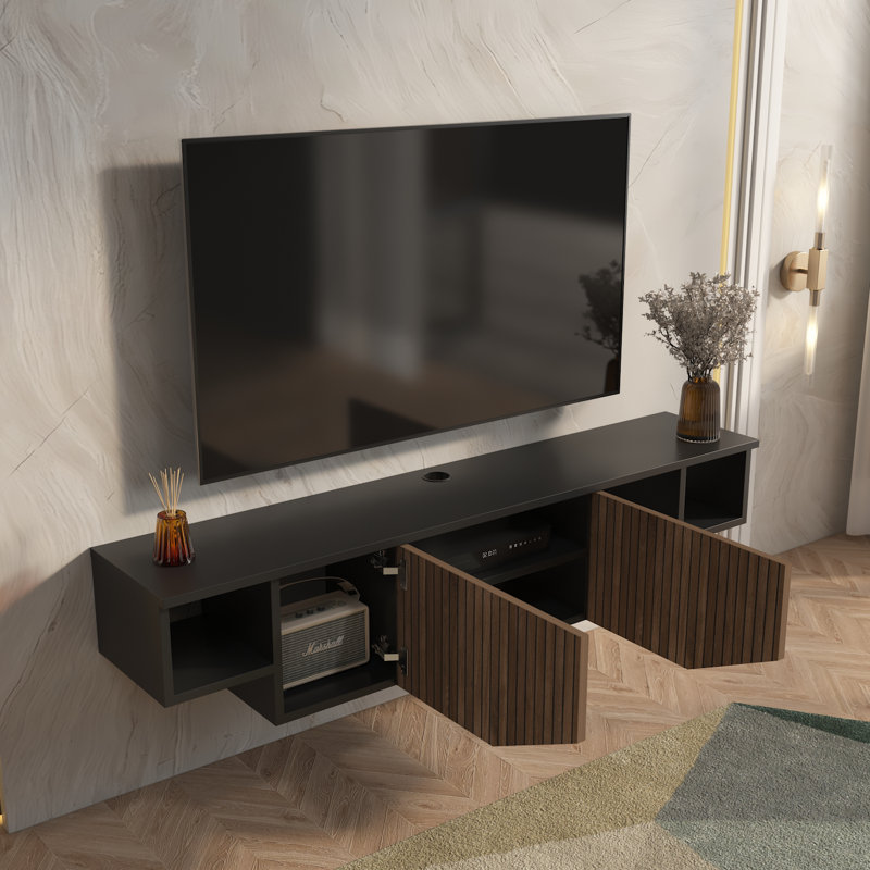 Hera TV Unit For TVs Up To 55 Inch, Black
