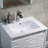 24" Wall Mounted & Floating Single Vanity with Ceramic Sink-175069235