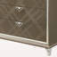 Commode moderne au fini champagne foncé