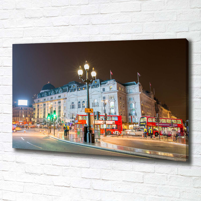 London By Night - Wrapped Canvas Print