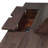 Desk - Distressed Charcoal Brown