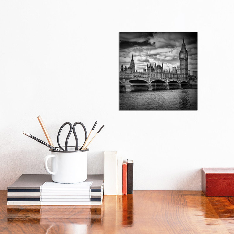 London Westminster by Melanie Viola - Wrapped Canvas Gallery-Wrapped Canvas Giclée, 30.48 cm H x 30.48 cm W
