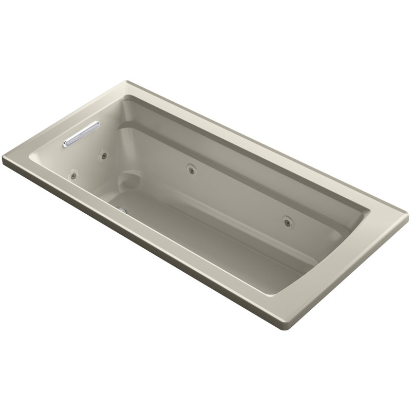 Archer 66" X 32" Drop-In Whirlpool, Sandbar