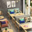 Banc rembourré Nordic Simple Cafe Benches