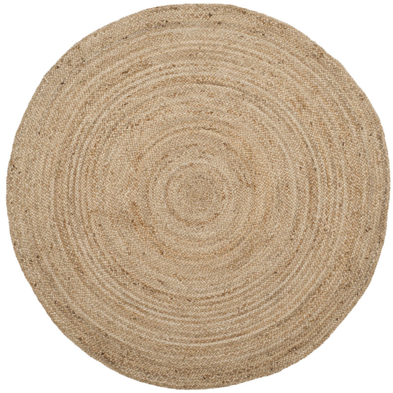 Alexina Material Jute/Sisal Natural Area Rug, Oval 122 x 183cm