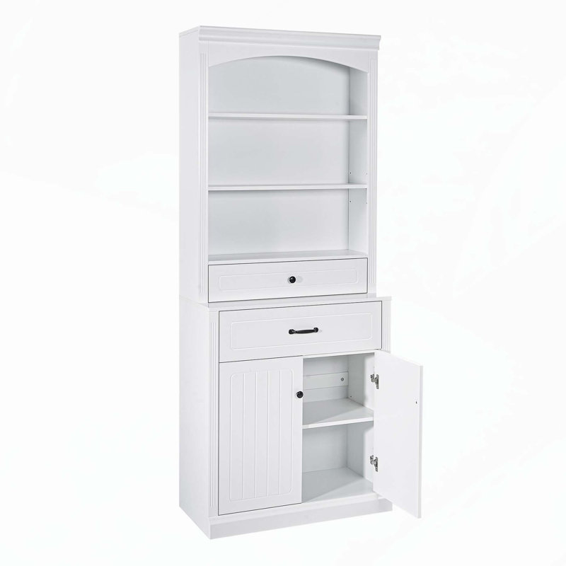 Armoire de salle de bain polyvalente avec plusieurs options de rangement et fabrication durable