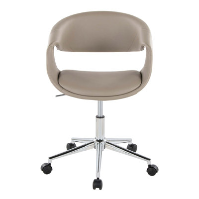 Chaise de bureau contemporaine avec hauteur réglable et confort pivotant