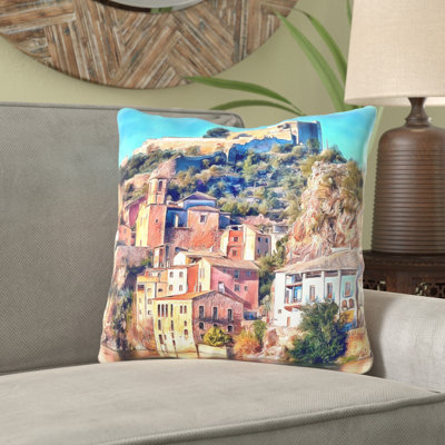 Binne Painting Throw Pillow