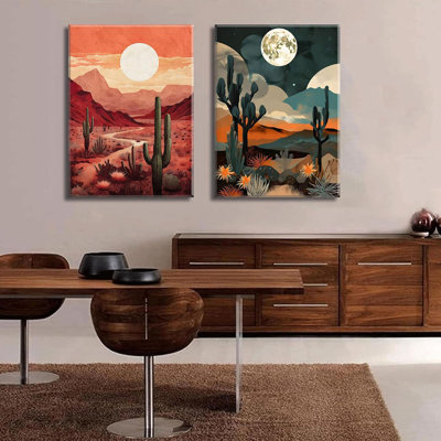 2 Piece Wrapped Canvas Print