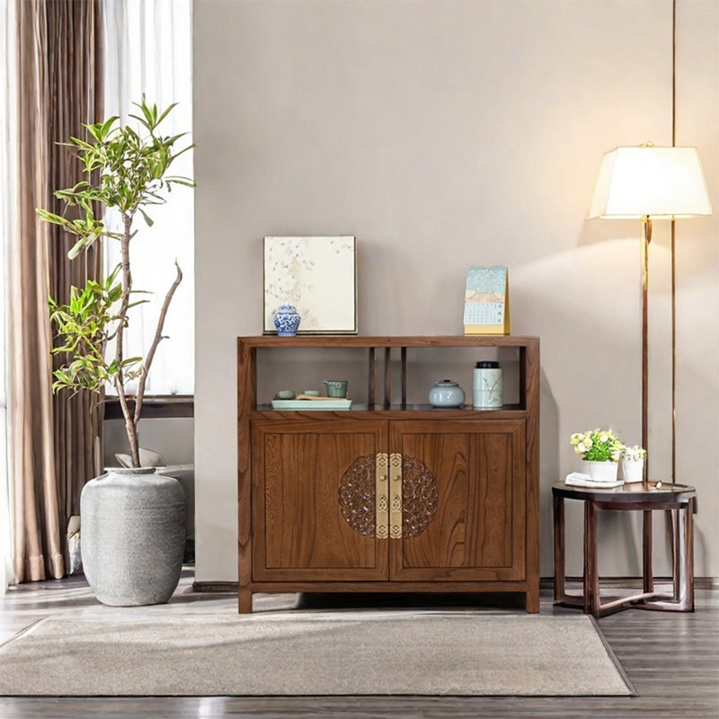 Elm Decorative Cabinet with Spacious Storage