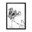 Grue japonaise japonaise, peinture sur toile encadrée-59760967-59760966