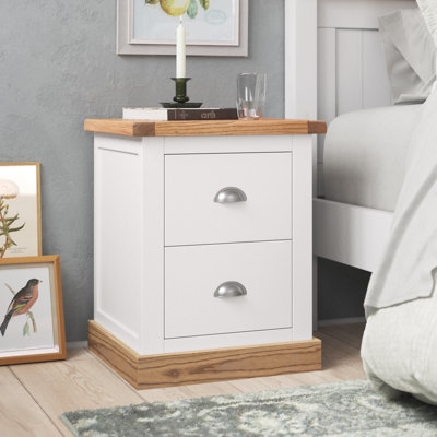 Horacia 45cm W Plywood / Laminate Board Bedside Table