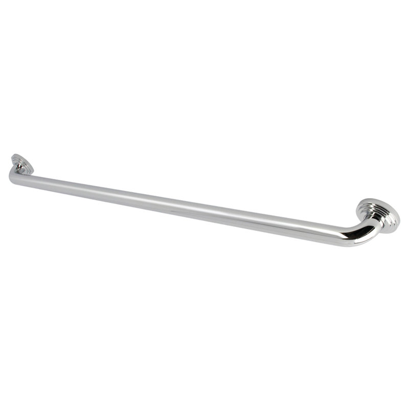 Kingston Brass Milano 1-1/4 Inch O.D Grab Bar, 2.81" H x 44.81" W x  2.75" D, Polished Chrome