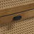 Vichy Wood And Rattan 4-Drawer Chest