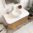 36" Wall-Mounted Floating Bathroom Vanity With Sink-1313387056