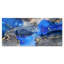 «Blue and Black Luxury Abstract Fluid Art I», reproduction d'art sur toile-67323294-116162151-67323296