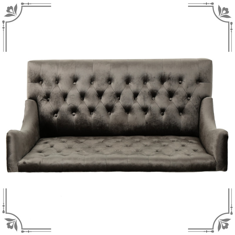 34.55 " Velvet Loveseat