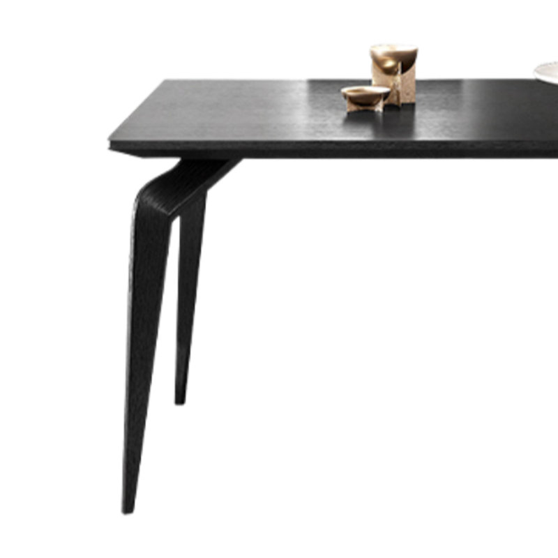 Bureau ou bureau simple, H 29,53 po x l 78,74 po x P 39,37 po, Noir