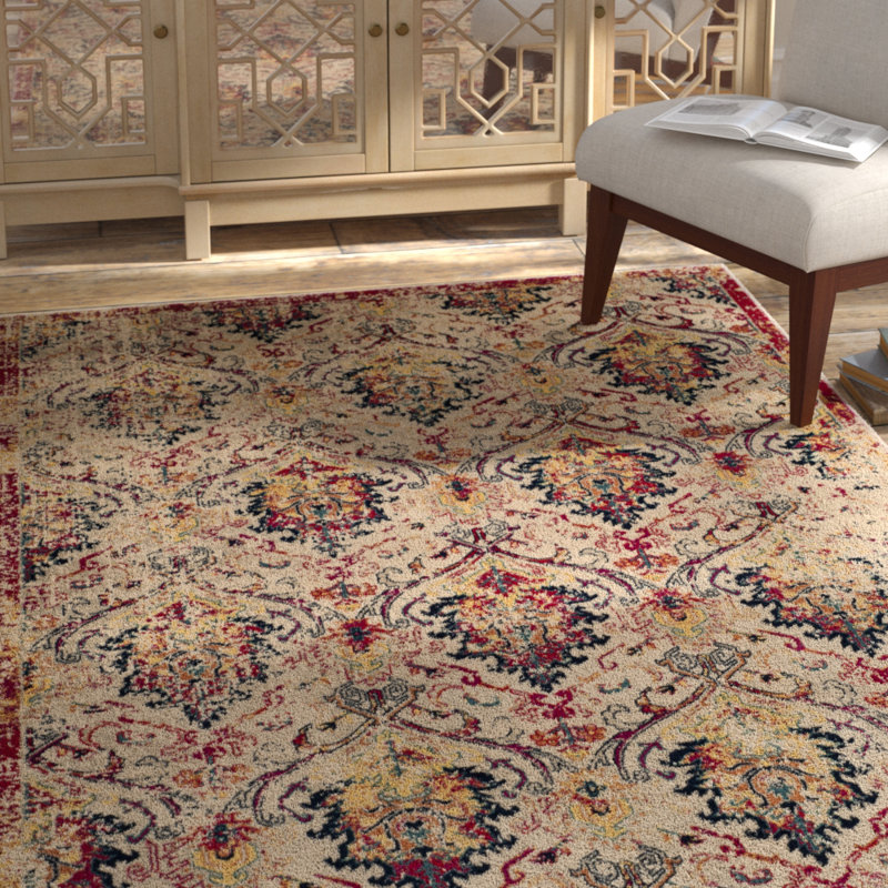 Tapis ikat Alondria Performance, Rectangle 5 pi 1 po x 7 pi 6 po