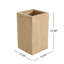 Handmade Rectangle Planter Box, 27''H, Travertine-1745818816-1745818823