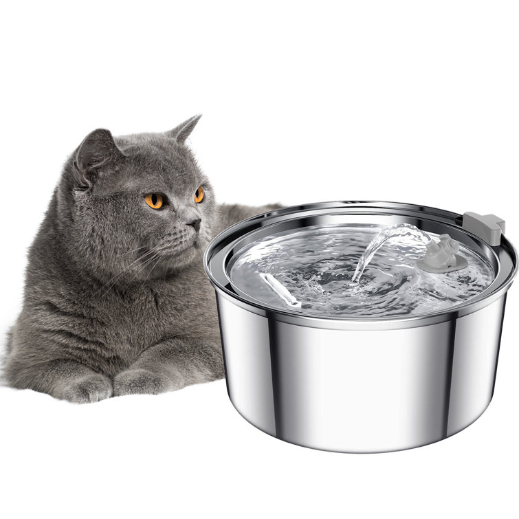 OWNPETS Ultra Quiet Cat Fountain Automatic Water Dish & Reviews