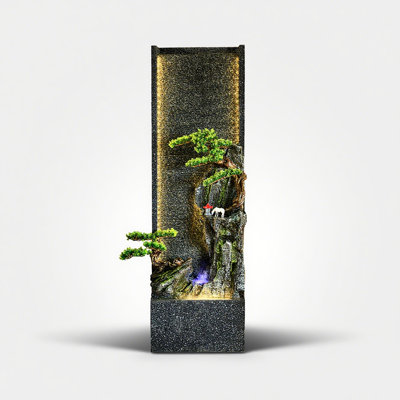 Shuiyuan Gongfang FRP & Stone Powder Artistic Flowing Water Ornament