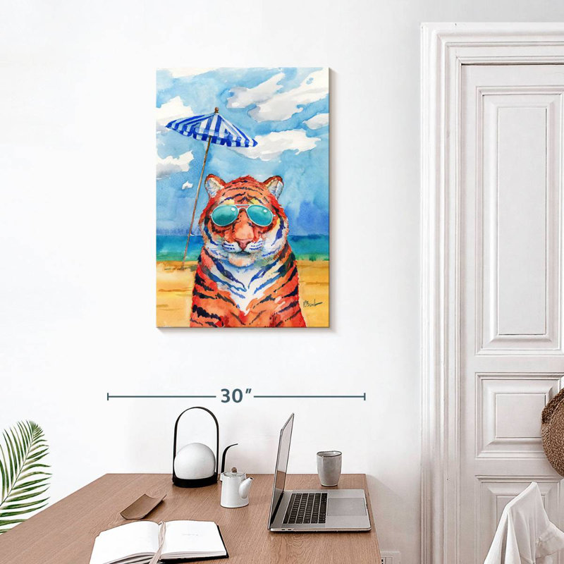 Ketti Hip Shades Tiger, 30" H x 20" W