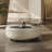 Rotating cream style end table