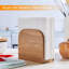 Porte-serviette en bois d'acacia pour table, porte-serviettes verticaux en bois pour la cuisine, distributeur de serviettes de table debout, décoration de table de cuisine rustique