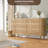 Rattan 9 Drawer Dressers for Bedroom, Tall Dresser with Deep Drawers-2041641422