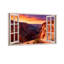 Paysage et nature Grand Canyon, coucher de soleil, vue à travers une fenêtre-817740367
