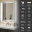 Miroir de salle de bain à DEL à intensité variable avec miroir de température à 3 couleurs-1124537295-1124537294