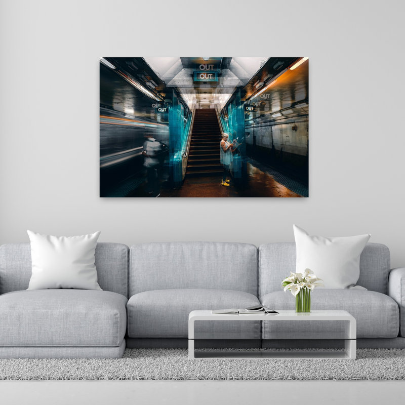 Out Contemporary Wall Art, 40" H x 60" W