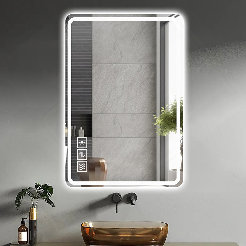 Miroir rectangulaire horizontal et vertical