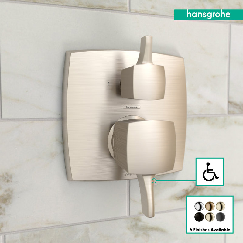 Ecostat Classic Pressure Shower Faucet Trim, Brushed Nickel