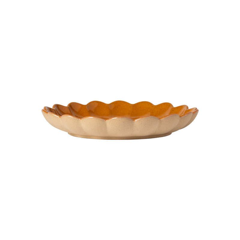 Marrakesh Stoneware Salad/Dessert Plate, Cumin Yellow