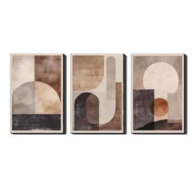 3 Piece Wrapped Canvas Wall Art