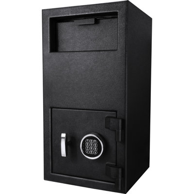 72 Cu Ft Keypad Strengthened Safe - Black Steel, 14"x14"x27", 94.29 Lb, Fishing Precaution, 3 Solid Deadbolts, Convenient Access Fortified 14x14x27 In, Feature, Strong Intuitive Design