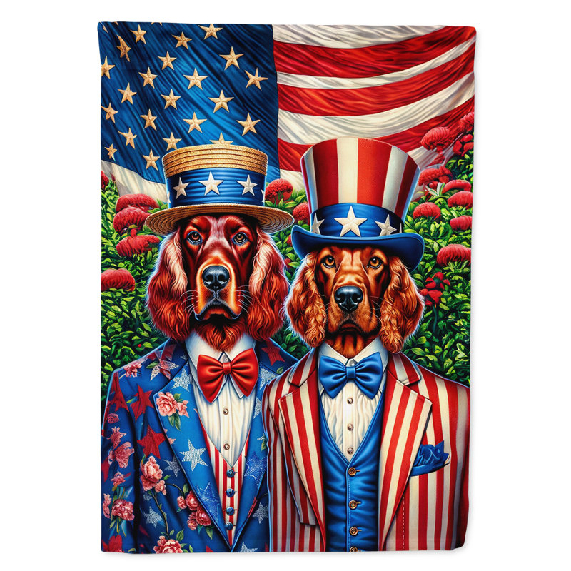 Drapeau «All American House», Setter irlandais