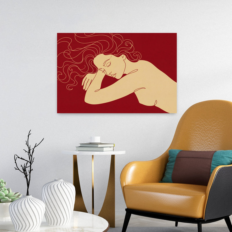 Art mural doré Golden Dreamer, 16" H x 24" W