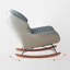 Chaise berçante nordique minimaliste