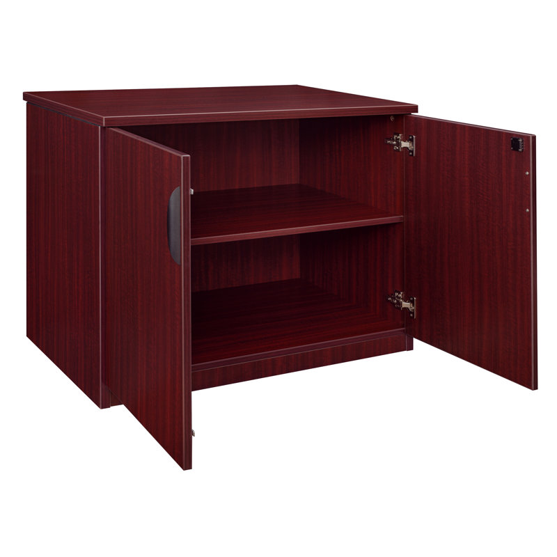 Office Storage Cabinet, Mahogany